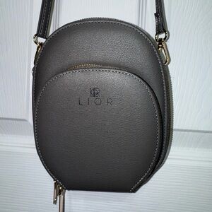 LIOR Crossbody Cellphone Purse Gray